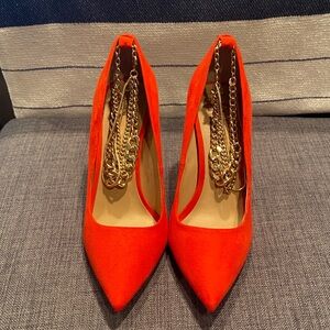 INC Elegant Orange Women's Heels